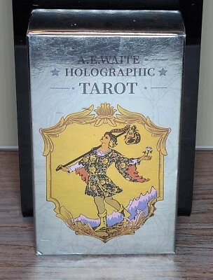 A. E. Waite Holographic Tarot Card Deck 78-Cards Divination Oracle NIB