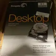 seagate desktop hard drive 3tb 64mb internal storage for desktop computer