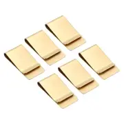 6pcs Pen Holder Clip, Metal Pencil Loop Sleeve for Notebooks Journals, Copper
