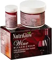 Wine Bleach Cream with Grape Extracts for Blemish Free Fair Complexion, Tan Remove, Glowing Skin, 43Gm