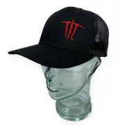WILD THINGS TACTICAL GEAR Black Hat W RED LOGO NEW Snap Back Trucker Cap [