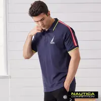 在飛比找momo購物網優惠-【NAUTICA】COMPETITION男裝雙肩撞色短袖PO