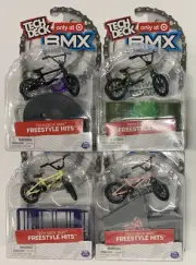 Tech Deck BMX Freestyle Hits Finger Bike Lot Of 4: Cult Sunday WeThePeople Green