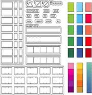 craspire Colour Pattern, Transparent Stamp Palette, Reusable, Retro, Transparent Silicone Stamp Seals for DIY, Scrapbooking, Accessories, Embossing, Paper, Cards, Albums, Decoration, Crafts