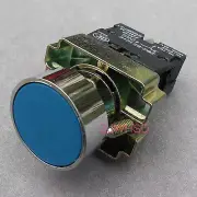 Blue sign Momentary Push Button Switch Normally Open Contact Block