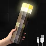 LED Wall Torch with 3 Lighting Levels - Rechargeable Night Lamp