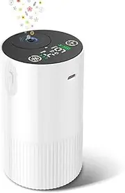 Waterless Diffuser for Essential Oil, Aromatherapy Diffusers for Home Nebulizer Air Freshener Diffuser Mini Scent Machine Battery Operated 4 Mist Level 1/2/3/4/6H Timers Auto-off for Car Bedroom Hotel