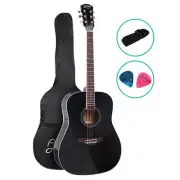 NNEDSZ 41 Inch Wooden Acoustic Guitar Black