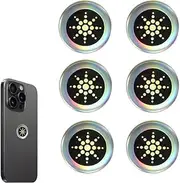 Azlanway Radiation Protection Mobile Phone, Pack of 6 Anti-Radiation Stickers, Quantum Shield Phone Stickers, Radiation Shielding Stickers for Mobile Phones, Laptops, Tablet Computers