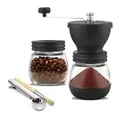 Coffee Grinder- PARACITY Ceramic Burr - 11oz Clear Manual Mill