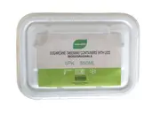 125pk BULK of Sugarcane Takeaway Containers With Lids 550ml