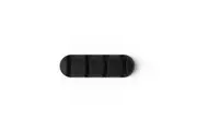 2pc BlueLounge CableDrop Multi Cords Wires Earphones Organiser Holder 6.4cm BLK