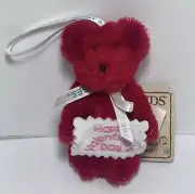 BNWT Vintage Boyds Bears Mini Valentine Bear 4” PRISTINE GIFT SHIPS WW MSG ME
