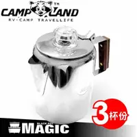 在飛比找蝦皮商城優惠-【CAMP LAND 三杯份不鏽鋼美式咖啡煮壺】RV-ST2