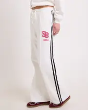 Subtitled Emblem Baggy Trackpants