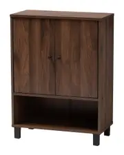 Design Studios Rossin Wood Entryway Shoe Storage Cabinet