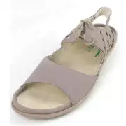 Naot Leather Lace Up Sandals Mangere Light Stone