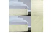 Random Pattern Quilted Valance Cream Queen