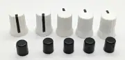 5 White Knobs for Rane & Pioneer XDJ-RX R1 RZ AERO DJM-T1 S9 DJ Controller Part