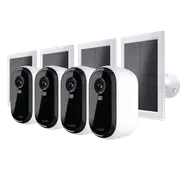 Arlo Essential Security Camera Kit with Solar Panel (4 Pack)