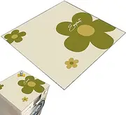 Washing Machine Cover 50*60cm Flower Pattern Front Load Washer Cover Strong Absorbent Diatom Ooze Dryer and Washing Machine Accessories
