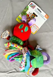 Eric Carle Developmental Sensory Tummytime Toy Pull & It Vibrates!