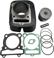 [Motorcycle Parts] Engine Rebuild Cylinder Piston Kit for Jianshe 400 JS400 Rattle Snake Roketa Mountain Lion Yamabuggy Tank Scout 400 F3-201000-0 [Easy to Replace]