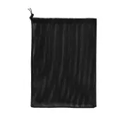 Pond Pump Mesh Bag, 2-Pack Pump Barrier Bag with Drawstring, Black Pool Bags for Pond Bio Filters, Aquarium Filtration