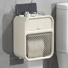 Wall Mounted Storage Rack Roll/Draw Paper Dispenser Bathroom Accessories