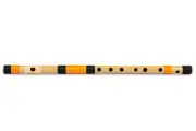 PVC Fiber D Sharp Flute/Bansuri Middle Octave Right Handed (16 Inches)