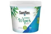 300pc Saniflex Bamboo Material Surface Wipes Bucket Home Kitchen cleaning