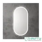 Aulic Beau Monde Mirror Demister Matte Black Frame Touch Free Sensor LED