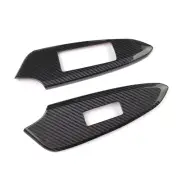 Carbon Fiber Interior Door Window Switch Cover Trim Fits For Lexus RC350 RC300 (for: Lexus)