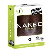 Four Seasons Naked Delay Condoms 6-Pack