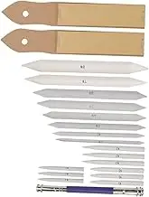 Painting Art Set 20pcs Sketch Tools Blending Stumps Eraser Extender Sandpaper for Art Drawing