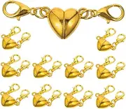 KALLORY Love Magnetic Buckle 10pcs Necklace Bracelet Magnetic Clasps DIY Jewelry