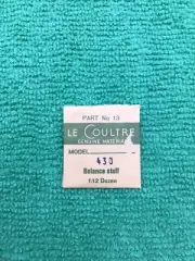 Jaeger LeCoultre Balance Staff Cal. 430 Part 728 13, NOS