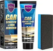 Professional Car Scratch Remover & Polish Wax Kit - Ultimate Paint Restorer with Headlight Restoration | Light Scratch Repair for Vehicles, Removes Swirls & Water Spots with Polisher Sponge