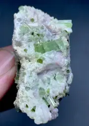210 Carat Tourmaline Crystals Bunch From Afghanistan