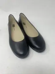 Sas Womens Scenic Black Flats Size 6 M (Gr1038) Made In Usa