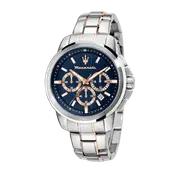 Maserati Successo Blue Dial 44mm Chronograph
