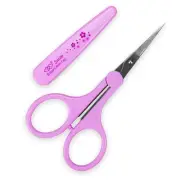 Eyebrow Scissors, Small Scissors for Facial, Nose, Eyebrow, Mustache, and Bea...