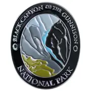 Black Canyon of the Gunnison National Park Walking Stick Medallion Colorado