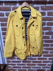 NWT Men’s Sperry Top-Sider Windbreaker Rain Jacket Zip Large Drawstring $225