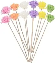 12pcs Aromatherapy Diffuser Sticks Flameless Essential Oil Diffuser Reeds for Home Office and Hotel Long Lasting Fragrance
