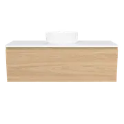 New England Joinery 1200mm Slim SilkSurface Top Wall Hung Vanity