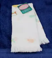 Charles Craft Cross Stitch Fingertip Towel - Nursery Time