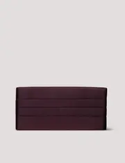 Hawes & Curtis Burgundy Repp Silk Cummerbund Size: One Size