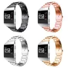 StrapsCo Stainless Steel Link Band Replacement Strap for Fitbit Ionic