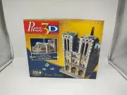 NEW! Puzz3D Notre Dame de Paris Cathedral 366 piece Puzzle Wrebbit Architecture